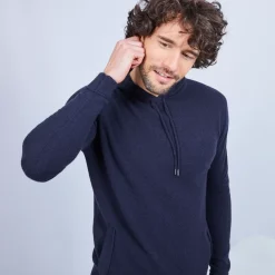 Maison Montagut Pulls>Sweat A Capuche En Cachemire - Octave