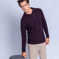 Maison Montagut Pulls>Sweat A Capuche En Cachemire - Octave