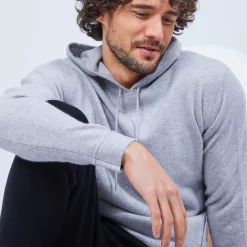 Maison Montagut Pulls>Sweat A Capuche En Cachemire - Octave