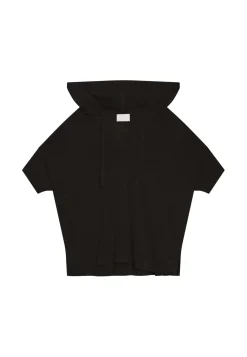Maison Montagut T-Shirts>Sweat A Capuche En Lin Flamme - Pivoine