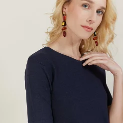 Maison Montagut T-Shirts>Top Femme En Laine Et Soie - Alex