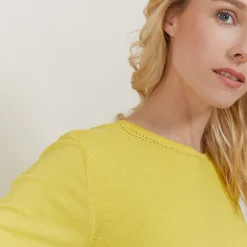 Maison Montagut T-Shirts>Top Femme En Laine Et Soie - Alex