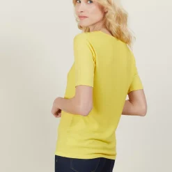 Maison Montagut T-Shirts>Top Femme En Laine Et Soie - Alex