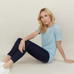 Maison Montagut T-Shirts>Top Femme En Laine Et Soie - Alex