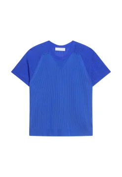 Maison Montagut T-Shirts>T-Shirt A Cotes En Fil Lumiere - Malory