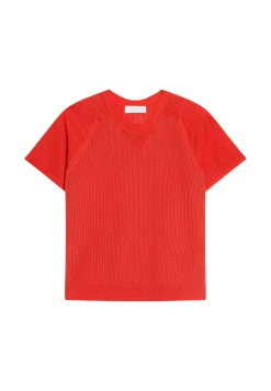 Maison Montagut T-Shirts>T-Shirt A Cotes En Fil Lumiere - Malory