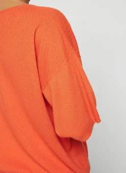 Maison Montagut T-Shirts>T-Shirt A Manches Coudes En Cachemire Light - Solange