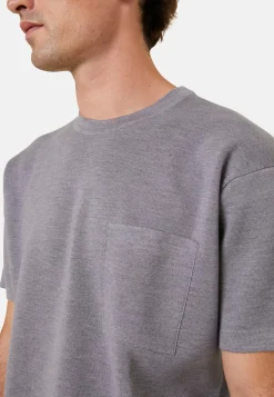 Maison Montagut T-Shirts>T-Shirt Ample Avec Poche En Laine Merinos - Florentin