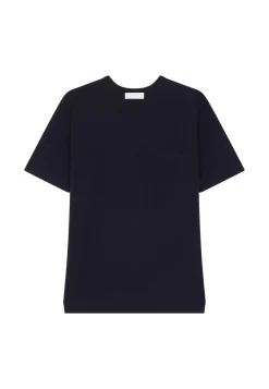 Maison Montagut T-Shirts>T-Shirt Ample Avec Poche En Laine Merinos - Florentin
