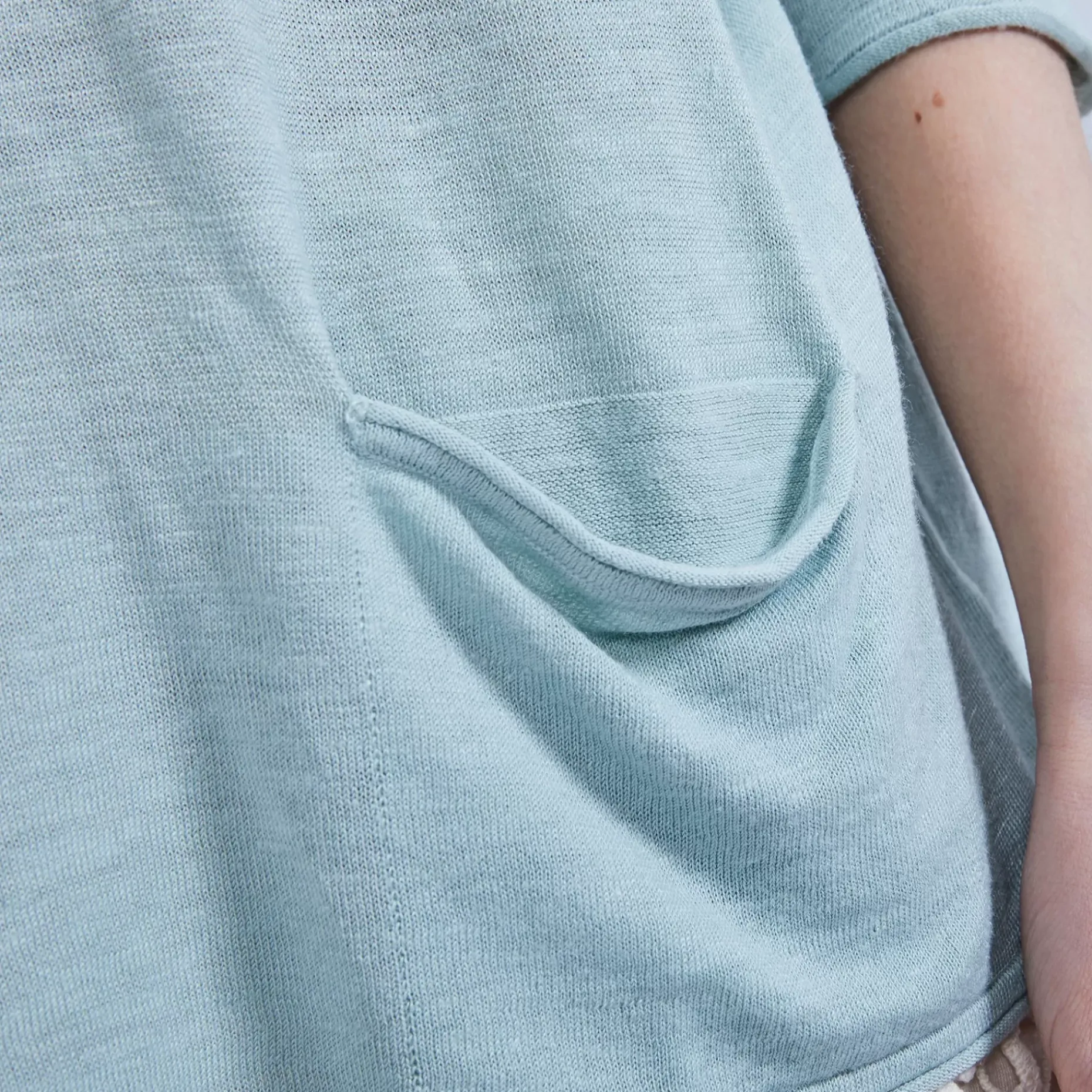 Maison Montagut T-Shirts>T-Shirt Ample Col V - Malou