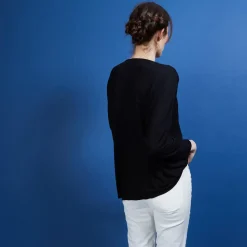 Maison Montagut T-Shirts>T-Shirt Ample En Lin Flamme - Balou