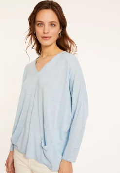 Maison Montagut T-Shirts>T-Shirt Ample En Lin Flamme - Balou