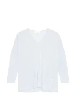 Maison Montagut T-Shirts>T-Shirt Ample En Lin Flamme - Balou