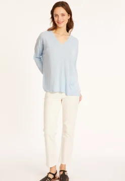 Maison Montagut T-Shirts>T-Shirt Ample En Lin Flamme - Balou