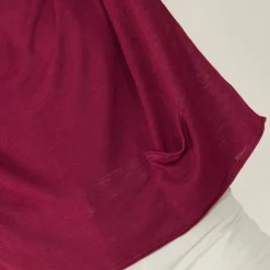 Maison Montagut T-Shirts>T-Shirt Ample En Lin Flamme - Balou