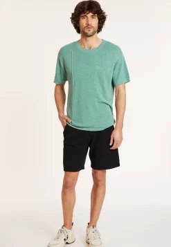Maison Montagut T-Shirts>T-Shirt Ample En Lin Flamme - Deon