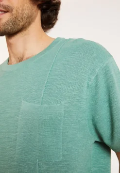 Maison Montagut T-Shirts>T-Shirt Ample En Lin Flamme - Deon