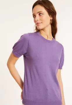 Maison Montagut T-Shirts>T-Shirt Col Rond En Coton Bio - Moon