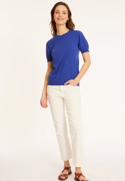Maison Montagut T-Shirts>T-Shirt Col Rond En Coton Bio - Moon