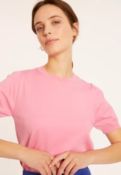 Maison Montagut T-Shirts>T-Shirt Col Rond En Coton Bio - Moon