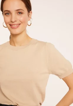 Maison Montagut T-Shirts>T-Shirt Col Rond En Coton Bio - Moon