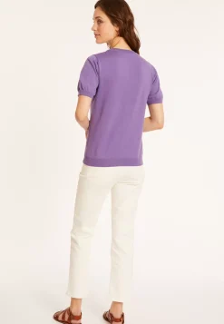 Maison Montagut T-Shirts>T-Shirt Col Rond En Coton Bio - Moon