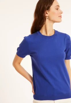Maison Montagut T-Shirts>T-Shirt Col Rond En Coton Bio - Moon