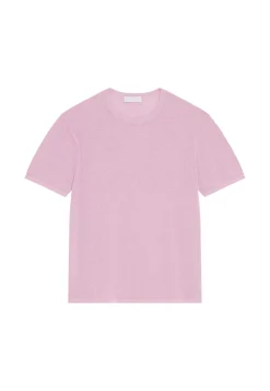 Maison Montagut T-Shirts>T-Shirt Col Rond En Coton Brosse - Don