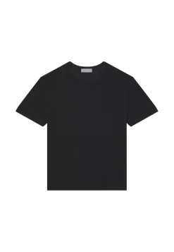 Maison Montagut T-Shirts>T-Shirt Col Rond En Coton Brosse - Don