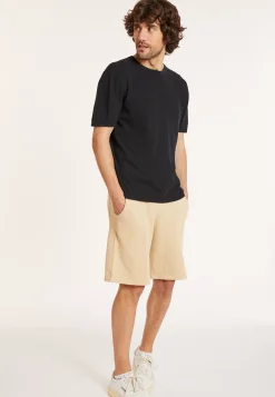 Maison Montagut T-Shirts>T-Shirt Col Rond En Coton Brosse - Don