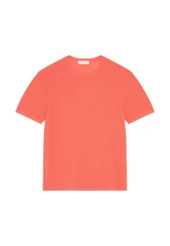 Maison Montagut T-Shirts>T-Shirt Col Rond En Coton Brosse - Don