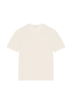 Maison Montagut T-Shirts>T-Shirt Col Rond En Coton Brosse - Don