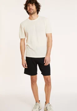 Maison Montagut T-Shirts>T-Shirt Col Rond En Coton Brosse - Don