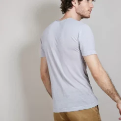 Maison Montagut T-Shirts>T-Shirt Col Rond En Lin Flamme - Bosea