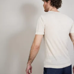 Maison Montagut T-Shirts>T-Shirt Col Rond En Lin Flamme - Bosea