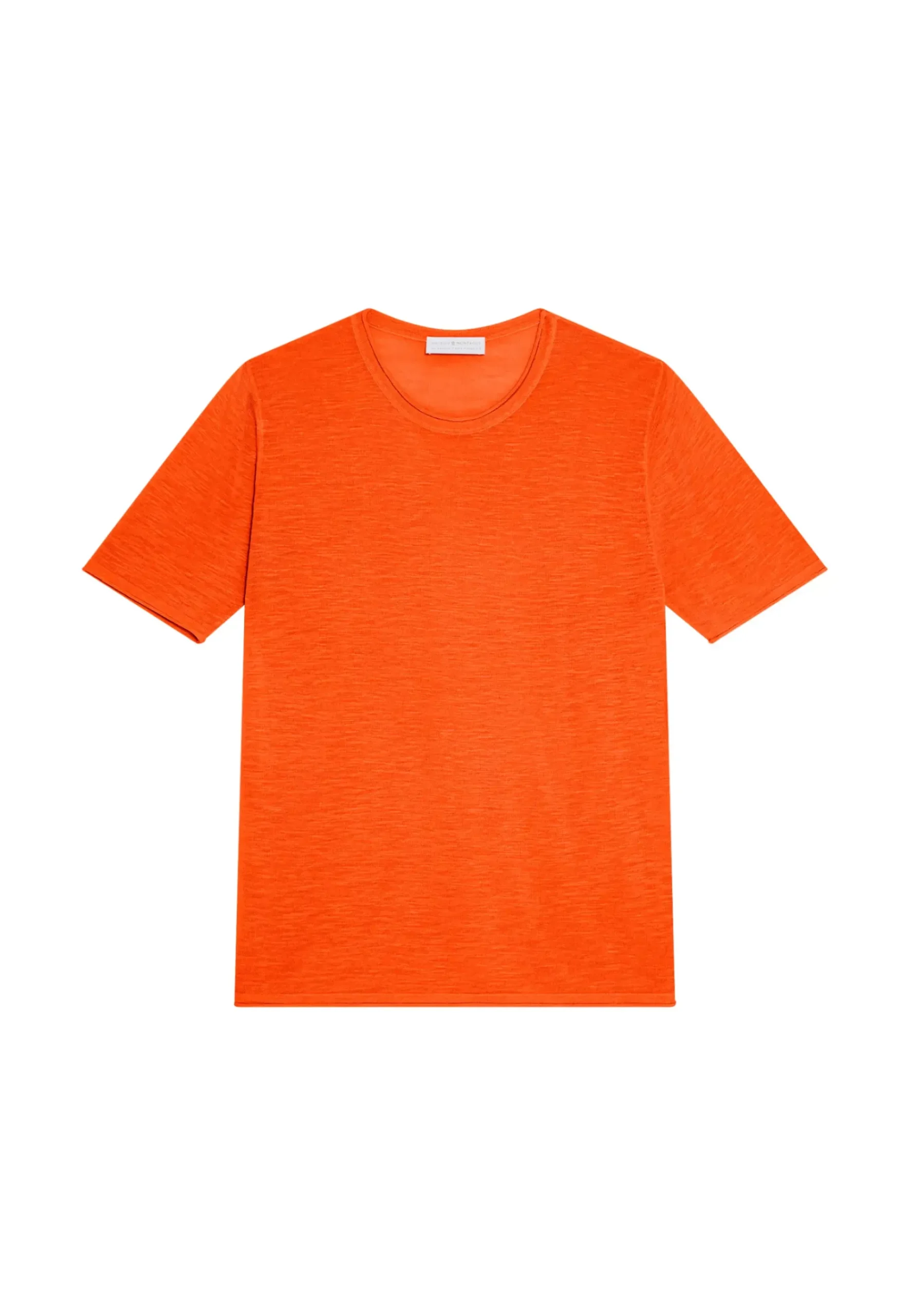 Maison Montagut T-Shirts>T-Shirt Col Rond En Lin Flamme - Renaud