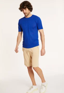 Maison Montagut T-Shirts>T-Shirt Col Rond En Lin Flamme - Renaud