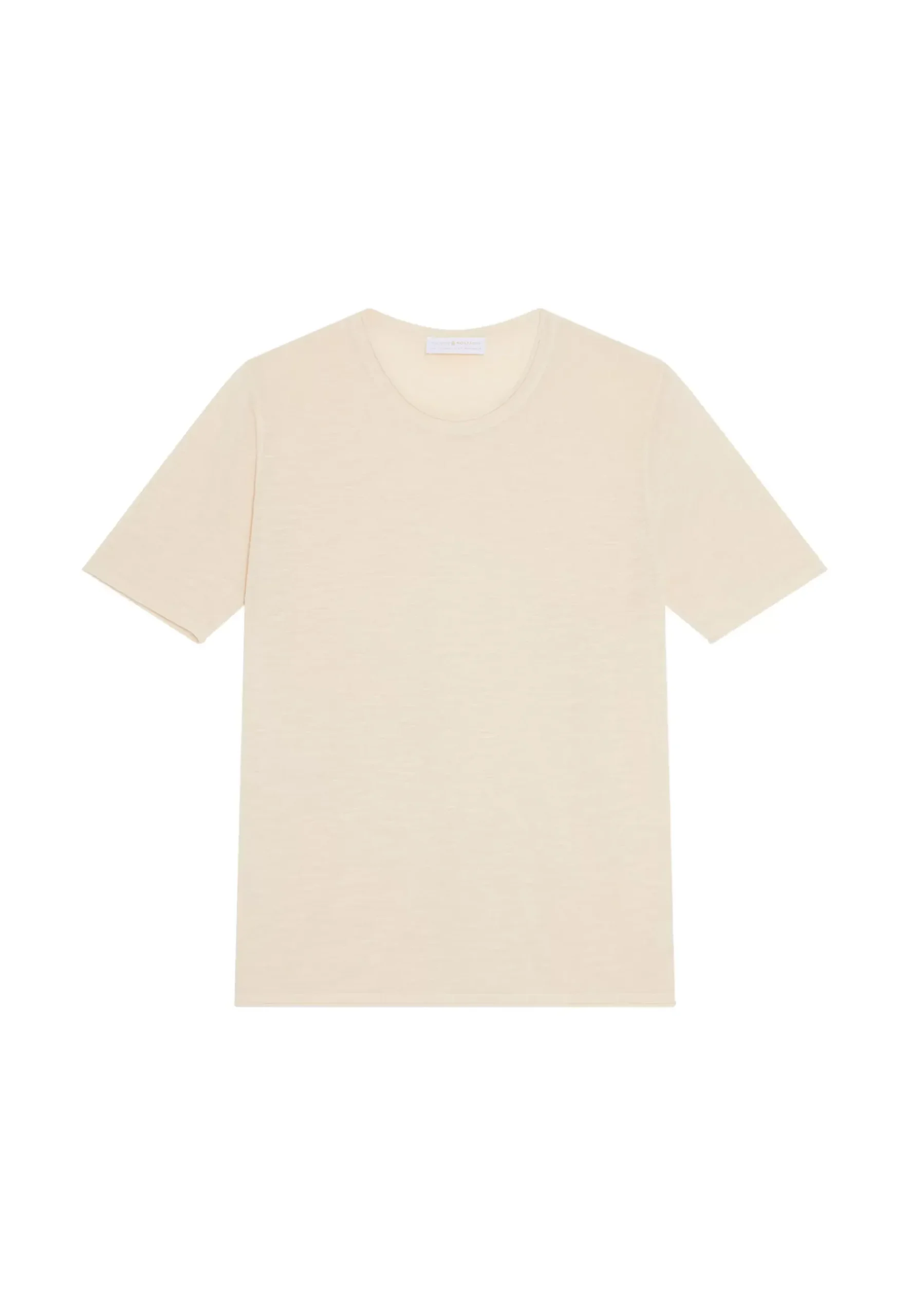 Maison Montagut T-Shirts>T-Shirt Col Rond En Lin Flamme - Renaud