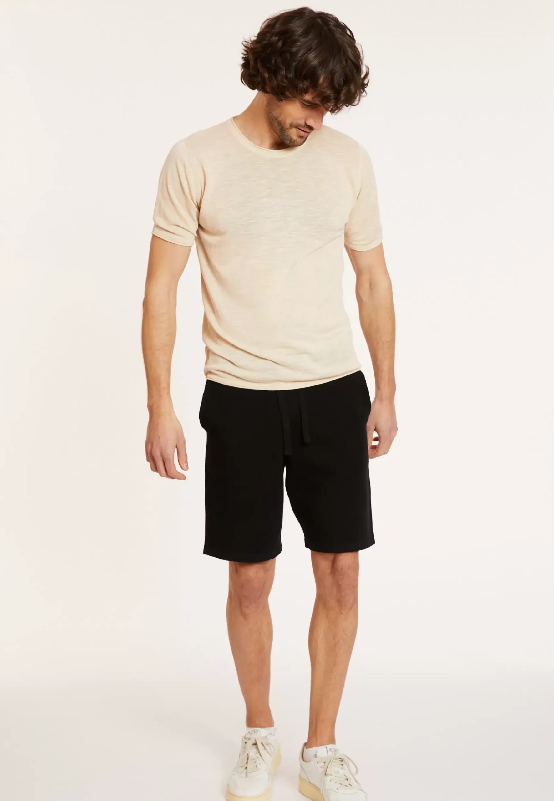 Maison Montagut T-Shirts>T-Shirt Col Rond En Lin Flamme - Renaud