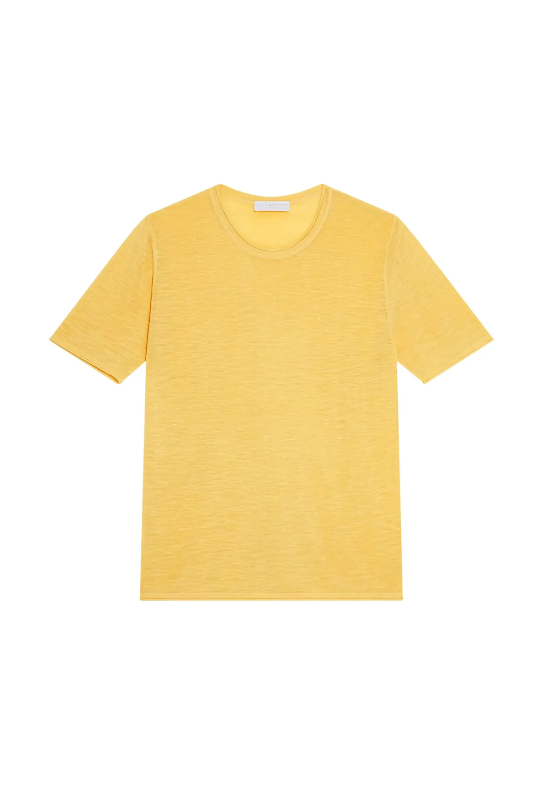 Maison Montagut T-Shirts>T-Shirt Col Rond En Lin Flamme - Renaud