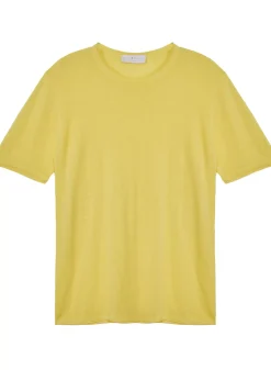 Maison Montagut T-Shirts>T-Shirt Col Rond En Lin Flamme - Renaud