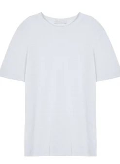 Maison Montagut T-Shirts>T-Shirt Col Rond En Lin Flamme - Renaud