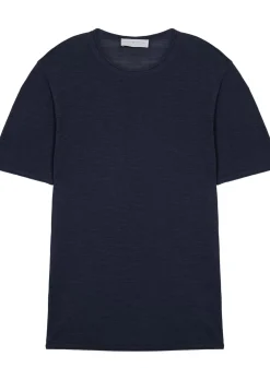 Maison Montagut T-Shirts>T-Shirt Col Rond En Lin Flamme - Renaud