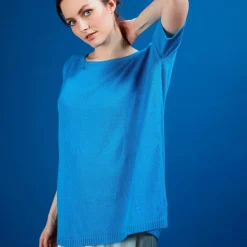 Maison Montagut T-Shirts>T-Shirt Col Rond En Viscose Crepe - Bibiche