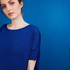 Maison Montagut T-Shirts>T-Shirt Col Rond En Viscose Crepe - Bibiche