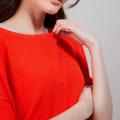 Maison Montagut T-Shirts>T-Shirt Col Rond En Viscose Crepe - Bibiche