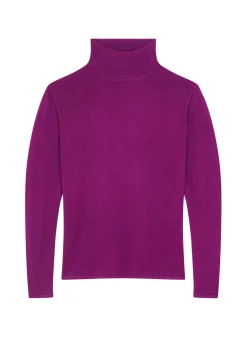 Maison Montagut T-Shirts>T-Shirt Col Roule En Bambou Cachemire Fine Maille - Aerio
