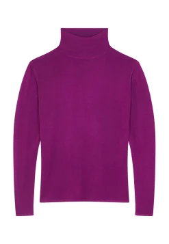 Maison Montagut T-Shirts>T-Shirt Col Roule En Bambou Cachemire Fine Maille - Aerio