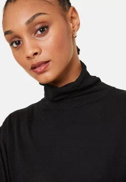 Maison Montagut T-Shirts>T-Shirt Col Roule En Bambou Cachemire Fine Maille - Aerio