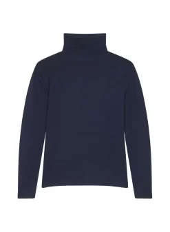 Maison Montagut T-Shirts>T-Shirt Col Roule En Bambou Cachemire Fine Maille - Aerio